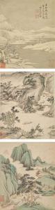 SHANG RUI 1634-1724,Landscapes after Yuan Masters,1711,Christie's GB 2015-11-30