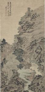 SHANGTONG Yuan 1570-1661,PAGODA LANDSCAPE,1632,Sotheby's GB 2017-04-03
