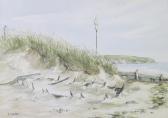 SHANKS Alexander, Alec 1800-1900,A coastal study with sand dunes,Denhams GB 2019-08-28