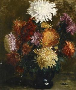 SHANKS EMILIYA YAKOVLEVNA 1857-1936,CHRYSANTHEMUMS,Mellors & Kirk GB 2016-03-09