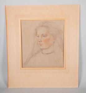 SHANNON Charles Haslewood 1863-1937,Portrait de jeune femme,1898,Morand FR 2023-10-31
