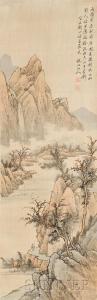 SHANREN Longchi 1737-1807,A Landscape with a Scholar,Skinner US 2015-09-19
