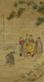 SHANREN Xinluo 1682-1756,Meeting between emperor and minister,888auctions CA 2016-12-08
