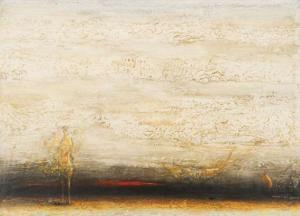 SHANTOUT Hammoud 1956,'Angel Resting Beside a Wall',2007,Ayyam Gallery LB 2010-10-29