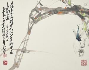 SHAO ANG ZHAO 1905-1998,Dragonfly,Christie's GB 2024-03-06