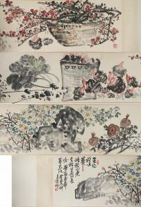 SHAO Wu Chang,Fruits and flowers,888auctions CA 2014-04-10