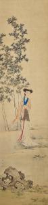 SHAOMEI CHEN 1909-1954,Lady under Bamboo,Bonhams GB 2024-02-23