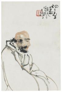 SHAOQIANG HUANG 1901-1942,Monk,1934,Christie's GB 2018-09-11