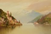 SHAPLAND John 1865-1929,Lake Como,Anderson & Garland GB 2020-09-29