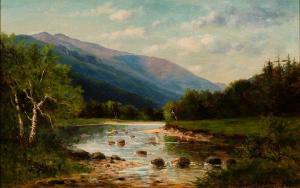 SHAPLEIGH Frank Henry 1842-1906,Mt. Washington and Ellis River, Jackson N.H,1886,Barridoff Auctions 2024-04-13
