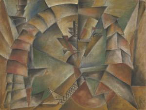 SHAPOSHNIKOV Boris 1890-1956,Abstract Composition,1918,MacDougall's GB 2013-11-27