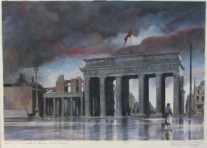 SHARP George 1802-1877,Death in Berlin - The Brandenburg Gate,David Duggleby Limited GB 2016-06-17