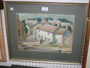 SHARP Miles,A Village in the Dales,Tooveys Auction GB 2009-04-22