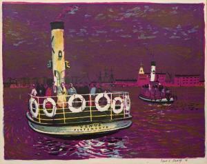 SHARP Paul S 1921-1998,'Ferryboat', The Venus Portsmouth,1956,Mallams GB 2018-03-07