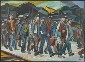 SHARP William 1900-1961,The Miners' March,Skinner US 2023-05-24