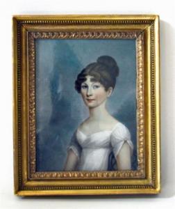 SHARPLES Felix Thomas 1786-1844,portrait of mrs. coffin,1810,Freeman US 2007-11-16