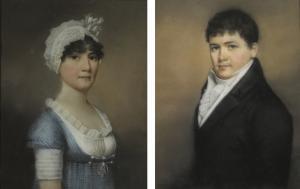 SHARPLES James 1825-1893,AMERICAN PORTRAITS OF A MAN AND A WOMAN,Sotheby's GB 2017-01-21