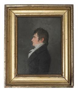 SHARPLES James 1825-1893,Portrait of a Gentleman, Possibly Eliphalet Terry,Hindman US 2024-03-14