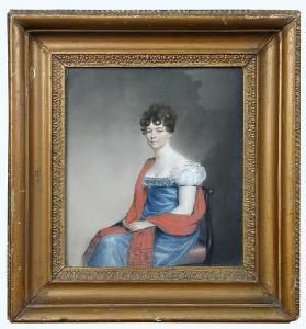 SHARPLES Rolinda 1794-1838,Portrait of Miss Caroline Phillips,1820,Cheffins GB 2014-09-18