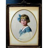 SHAW AUSTIN 1900-1900,PORTRAIT OF A YOUNG GIRL,Waddington's CA 2013-04-25