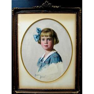 SHAW AUSTIN 1900-1900,PORTRAIT OF A YOUNG GIRL,Waddington's CA 2013-04-25