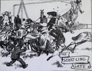 SHAW Byam John Liston 1872-1919,THE START-LING GATE,Lawrences GB 2022-04-06