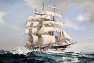 SHAW George 1929-1989,Portrait of the clipper ship 'Slieve More',Gorringes GB 2019-03-12