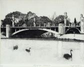 SHAW Gerrard Gayfield 1885-1961,City Bridge Adelaide,Elder Fine Art AU 2021-09-06