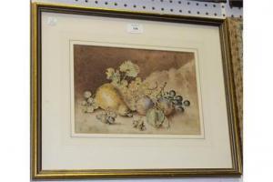 SHAW Gerrard Gayfield 1885-1961,Still Life Study of Fruit,Tooveys Auction GB 2015-11-04