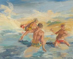 SHAW Hugo 1937,Surfers,1969,Elder Fine Art AU 2023-07-31