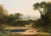 SHAW Joshua 1776-1861,An exotic landscape with figures smoking hookah pipes,Sotheby's GB 2020-04-08