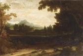 SHAW Joshua 1776-1861,An extensive mountainous landscape with a figure r,1818,Christie's 2004-03-30