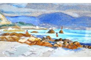 SHAW Margaret 1900-1900,Coastal Scene,Gilding's GB 2015-04-21