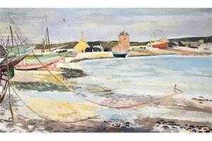 SHAW Margaret 1900-1900,"Harbour Scene",Gilding's GB 2015-03-31