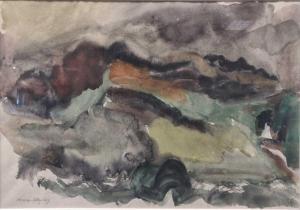 SHAW Peter 1926-1982,abstract landscape,1967,Cheffins GB 2022-07-14