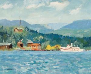 SHAW Stuart Clifford 1896-1970,Ferry Boat, British Columbia,Heffel CA 2018-06-28