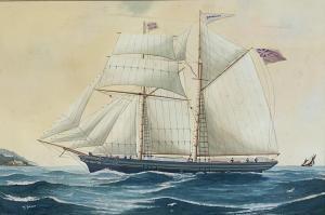 SHAW T,The Spinaway - Ship's Portrait,1877,David Lay GB 2019-10-31