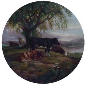 SHAW W.R 1839-1846,Cattle in a rural landscape,Peter Wilson GB 2011-04-20