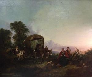 SHAYER Henry Thring 1825-1894,British The Gypsy Camp,Rowley Fine Art Auctioneers GB 2015-11-18