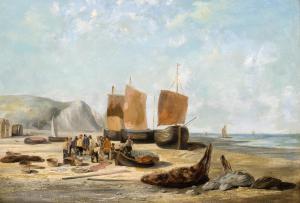 SHAYER Jnr. William 1811-1892,The return of the fishermen,Bonhams GB 2013-01-24