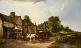 SHAYER Snr. William 1787-1879,The Timber Wagon,1849,Dreweatts GB 2021-12-14
