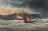 SHEADER Robert 1900,Returning to Scarborough Harbour in Heavy Seas,David Duggleby Limited 2016-06-17