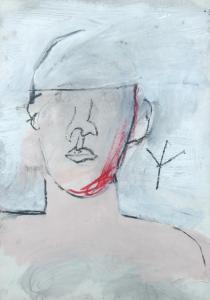 SHEARD Charlie 1960,Four studies of heads after Francesco Clemente (Italian,Cheffins GB 2015-05-14