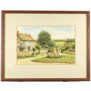 Shearer R.P,Cottage before and extensive landscape,Eastbourne GB 2017-11-04