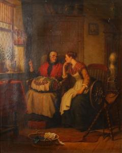 SHEERBOOM Andrew 1832-1880,La conversation,Brussels Art Auction BE 2020-02-04