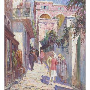 SHEFFER Glen C 1881-1948,Calle de Espana,1927,Clars Auction Gallery US 2023-05-12