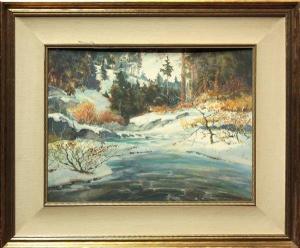 SHEFFERS Peter Winthrop 1893-1949,Crooked River County (Study),Clars Auction Gallery US 2009-03-07
