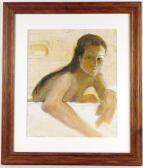 SHELLEY Lora 1900-1900,Self Portrait in Bath,Nye & Company US 2012-02-08