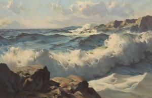 SHELTON Alphonse Joseph 1905-1976,image Seascape,Aspire Auction US 2020-02-13