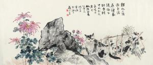 SHEN GUANG 1891,FLOWER AND ROCK,China Guardian CN 2015-04-01